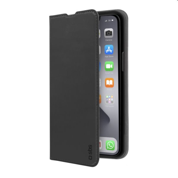 Knižkové puzdro SBS Book Wallet Lite pre iPhone 13, čierna Knižkové puzdro SBS Book Wallet Lite pre iPhone 13, čierna