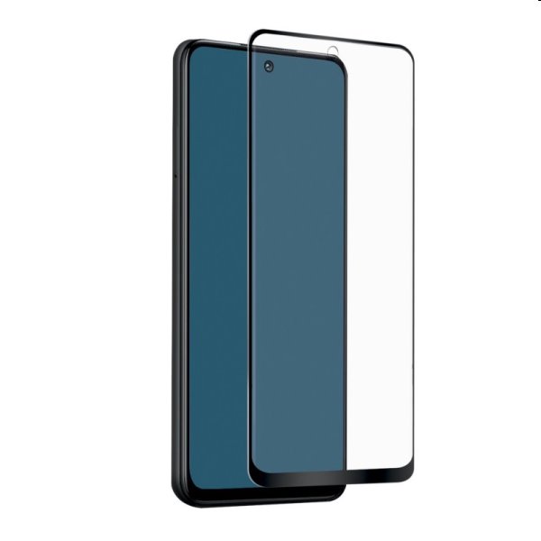 Tvrdené sklo SBS Full Cover pre Xiaomi Redmi Note 10 5G/Poco M3 Pro 5G, čierne TESCRFCXIRNO105GK