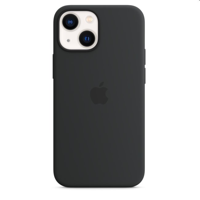 Apple iPhone 13 Silicone Case with MagSafe, midnight Apple iPhone 13 Silicone Case with MagSafe, midnight
