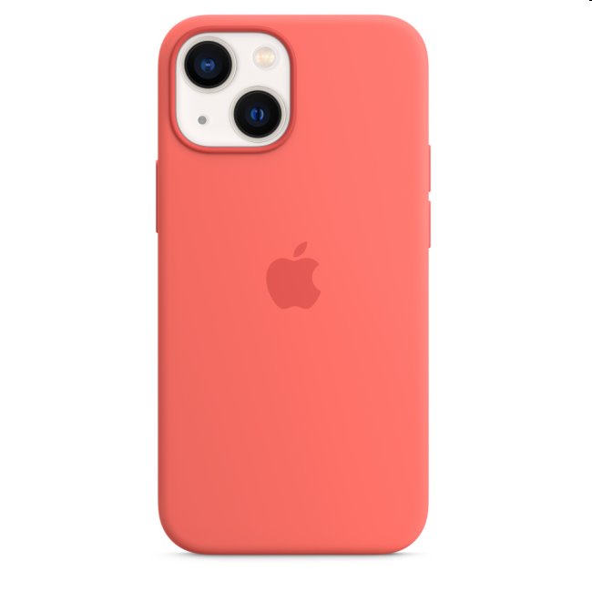 Apple iPhone 13 Silicone Case with MagSafe, pink pomelo