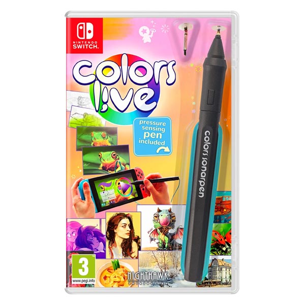 Colors Live (Pressure Sensing Pen Edition) [NSW] - BAZÁR (použitý tovar)