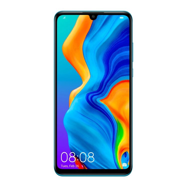 Huawei P30 Lite, 4/128GB, Dual SIM, Peacock Blue, Trieda C - použité, záruka 12 mesiacov