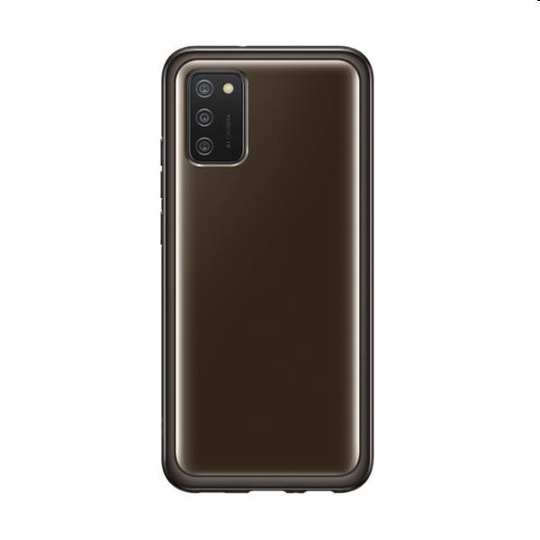 Puzdro Clear Cover pre Samsung Galaxy A03s, black