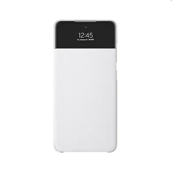 Puzdro S View Cover pre Samsung Galaxy A52/A52s, white (EF-EA525PW) - OPENBOX (Rozbalený tovar s plnou zárukou)