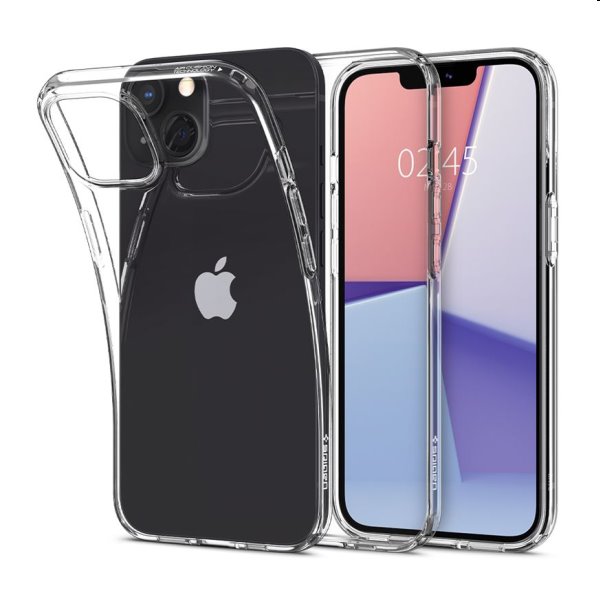 Zadný kryt Zadný kryt Spigen Liquid Crystal pre Apple iPhone 13, transparentná