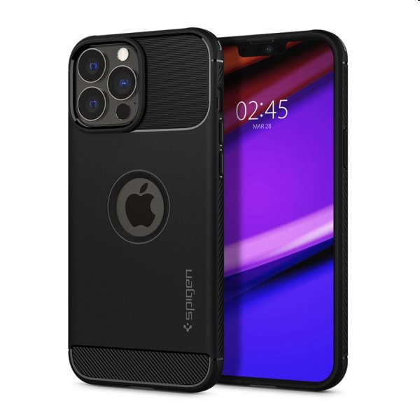 Zadný kryt Spigen Rugged Armor pre Apple iPhone 13 Pro Max, čierna