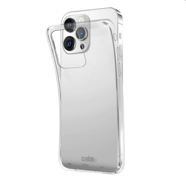 Zadný kryt SBS Skinny pre iPhone 13 Pro, transparentná