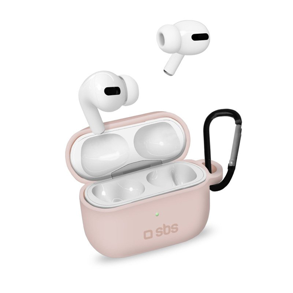 SBS Silikónové puzdro pre Apple AirPods Pro, ružové