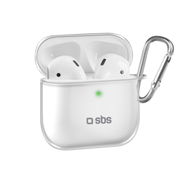 SBS Silikónové puzdro pre Apple AirPods Pro, transparentná