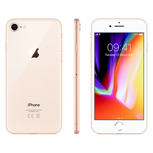 Apple iPhone 8, 64GB, zlatá, Trieda C - použité s DPH, záruka 12 mesiacov