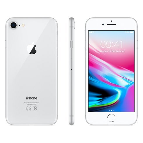 Apple iPhone 8, 64GB, strieborná, Trieda B - použité s DPH, záruka 12 mesiacov