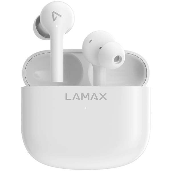 LAMAX Trims1 bezdrôtové slúchadlá, biele LMXTRW1