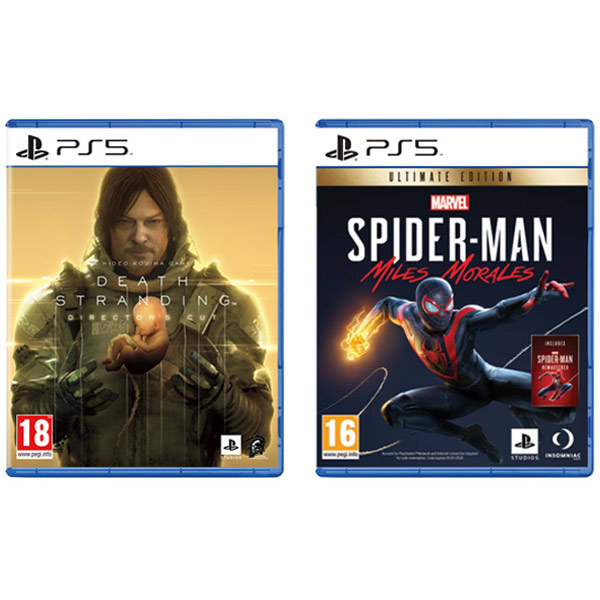 Death Stranding CZ (Director’s Cut) + Marvel’s Spider-Man: Miles Morales CZ (Ultimate Edition)