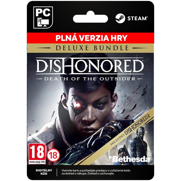 E-shop Dishonored: Death of the Outsider (Deluxe Bundle) [Steam]