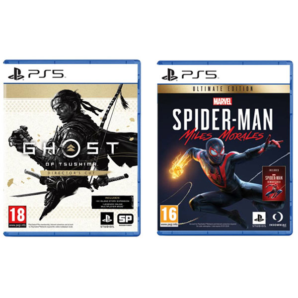E-shop Ghost of Tsushima (Director’s Cut) CZ + Marvel’s Spider-Man: Miles Morales CZ (Ultimate Edition) PS5