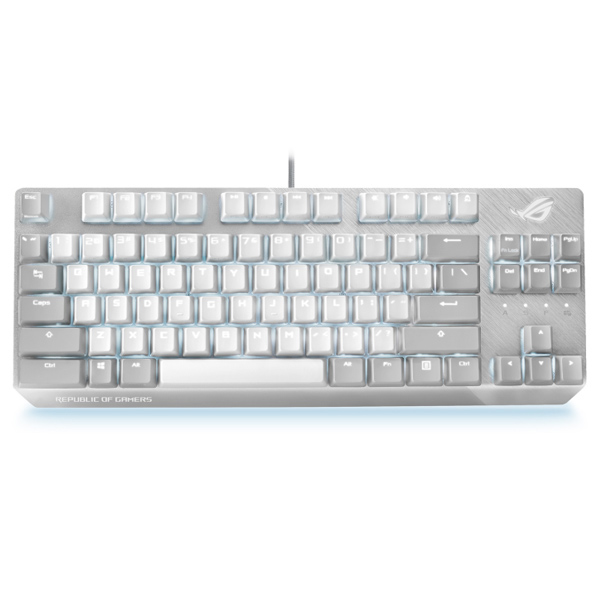 Herná klávesnica ASUS ROG Strix Scope NX TKL US, Moonlight White 90MP02B6-BKUA00