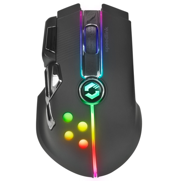 Speedlink Imperior Gaming Mouse - wireless, rubber-black SL-680101-RRBK