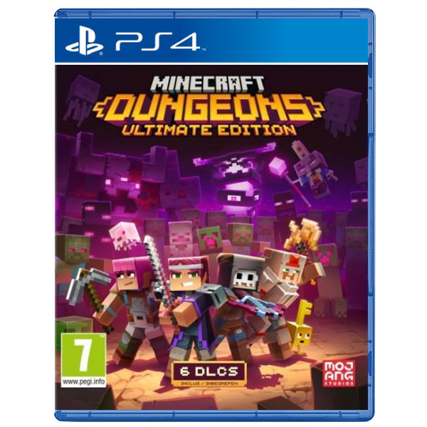 Minecraft Dungeons (Ultimate Edition) [PS4] - BAZÁR (použitý tovar)