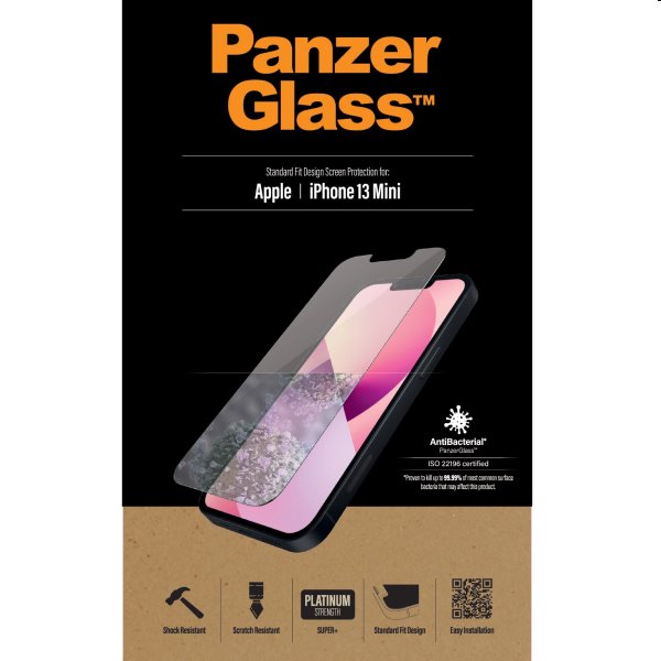 Ochranné sklo PanzerGlass Standard Fit AB pre Apple iPhone 13 mini, clear 2741