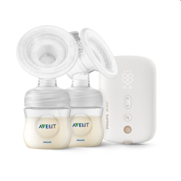 Philips Avent Duo SCF398 - Odsávačka materského mlieka elektronická Premium DUO SCF398