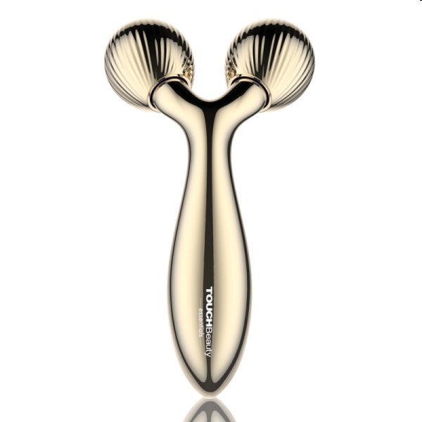 TOUCHBEAUTY 1613A Masážny valček na tvár, zlatý TB1613A