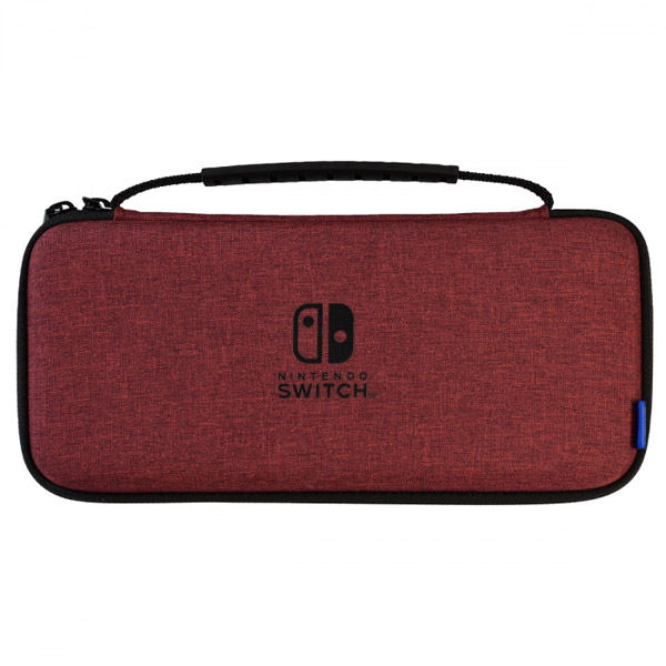 HORI Slim Tough Pouch for Nintendo Switch OLED (Red) NSW-812U