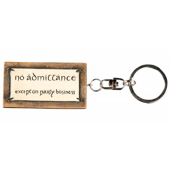 Kľúčenka No Admittance (Lord of The Rings)