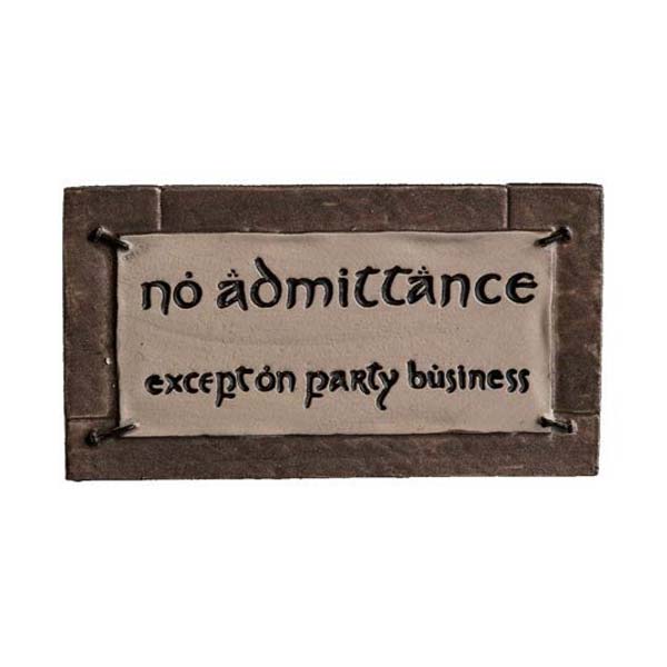 Magnetka No Admittance (Lord of The Rings) Magnetka No Admittance (Lord of The Rings)