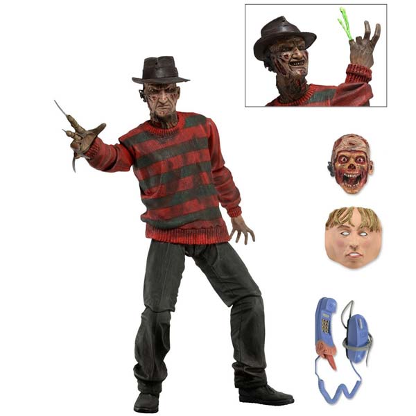 Nightmare On Elm Street Freddy Krueger Ultimate Deluxe Action Figure 18cm