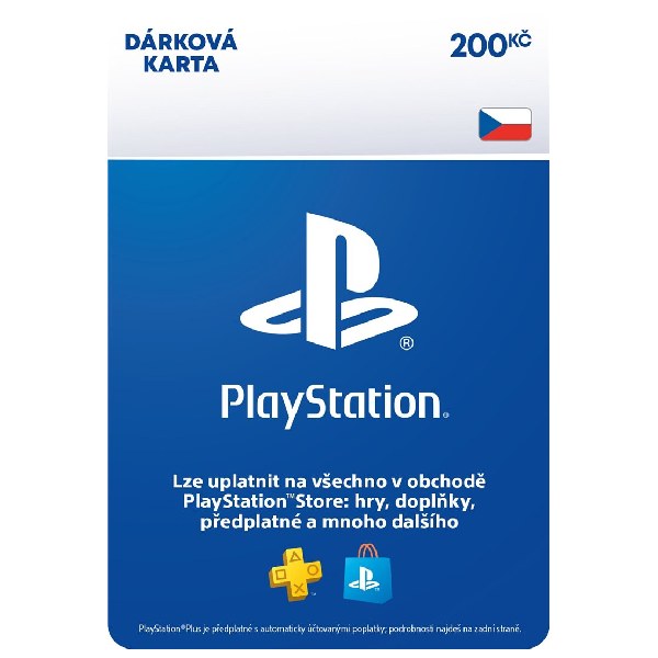PlayStation Store - darčekový poukaz 200 Kč