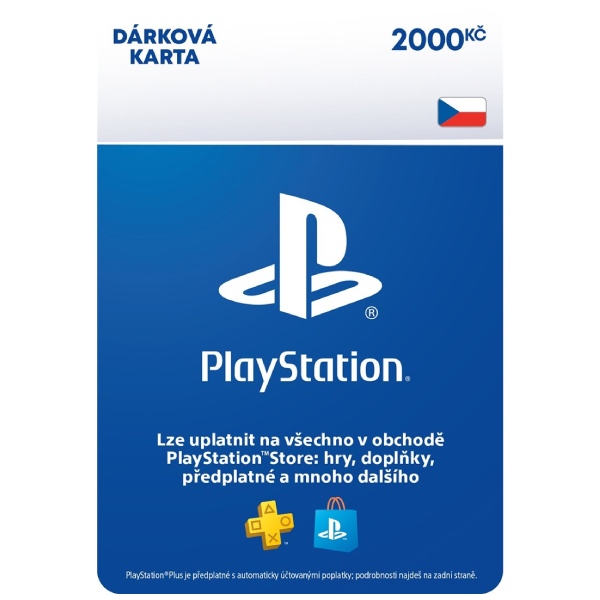 PlayStation Store - darčekový poukaz 2000 Kč