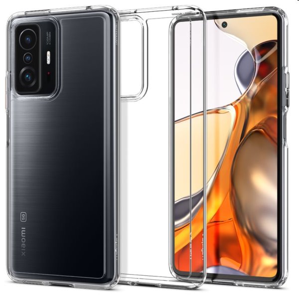 Puzdro Spigen Ultra Hybrid pre Xiaomi 11T/11T Pro, transparentné