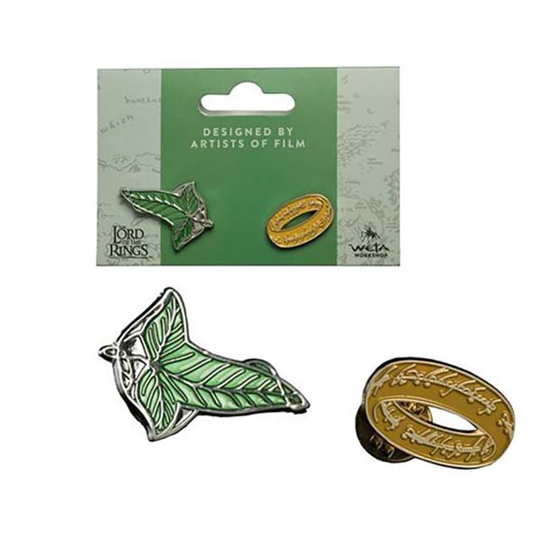 Set Odznakov Elven Leaf and One Ring (Lord of The Rings) WET728659