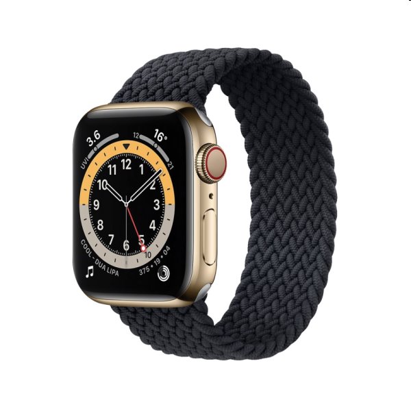 COTEetCI nylónový náramok 125 mm pre Apple Watch 38/40/41 mm, čierny