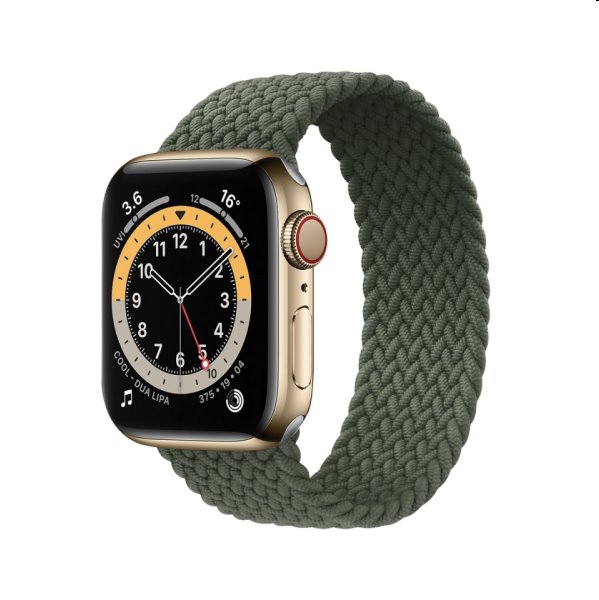 COTEetCI nylónový náramok 125 mm pre Apple Watch 38/40/41 mm, zelený