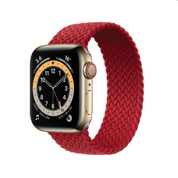 COTEetCI nylónový náramok 145 mm pre Apple Watch 42/44/45 mm, červený