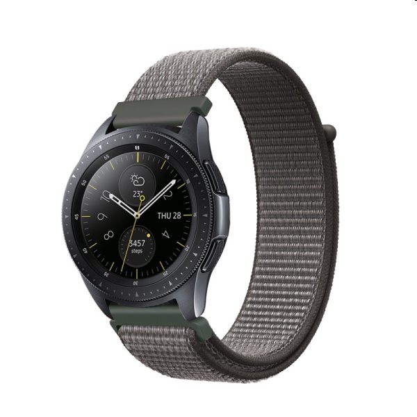 COTEetCI univerzálny nylonový náramok 22 mm pre Apple Watch 424445 mm, šedý WH5270-GY