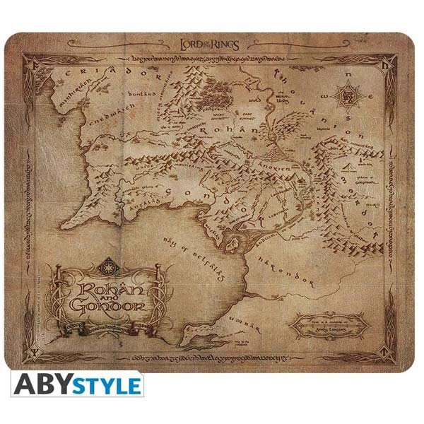 Podložka pod myš Rohan and Gondor Map (Lord of The Rings) ABYACC350