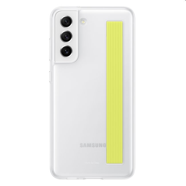 Puzdro Clear Strap Cover pre Samsung Galaxy S21 FE 5G, white