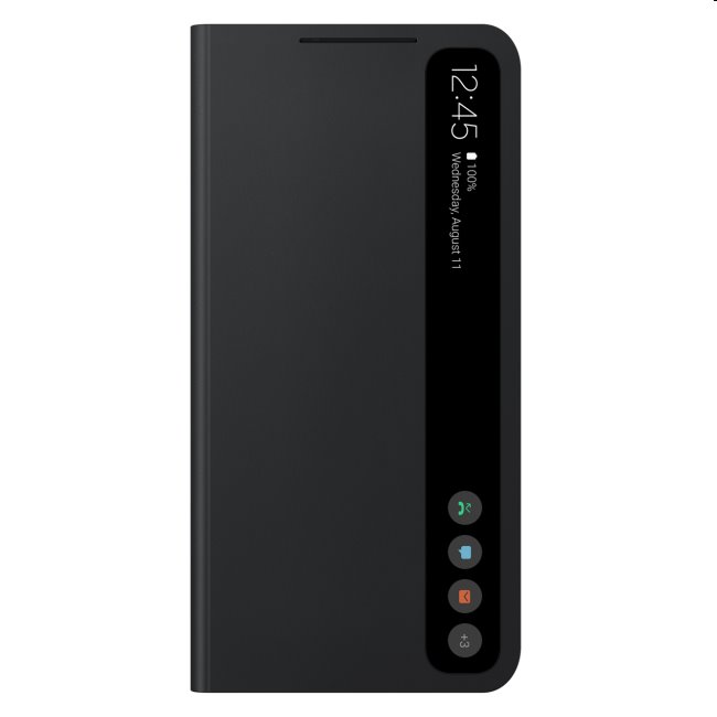 Puzdro Clear View Cover pre Samsung Galaxy S21 FE 5G, graphite Puzdro Clear View Cover pre Samsung Galaxy S21 FE 5G, graphite