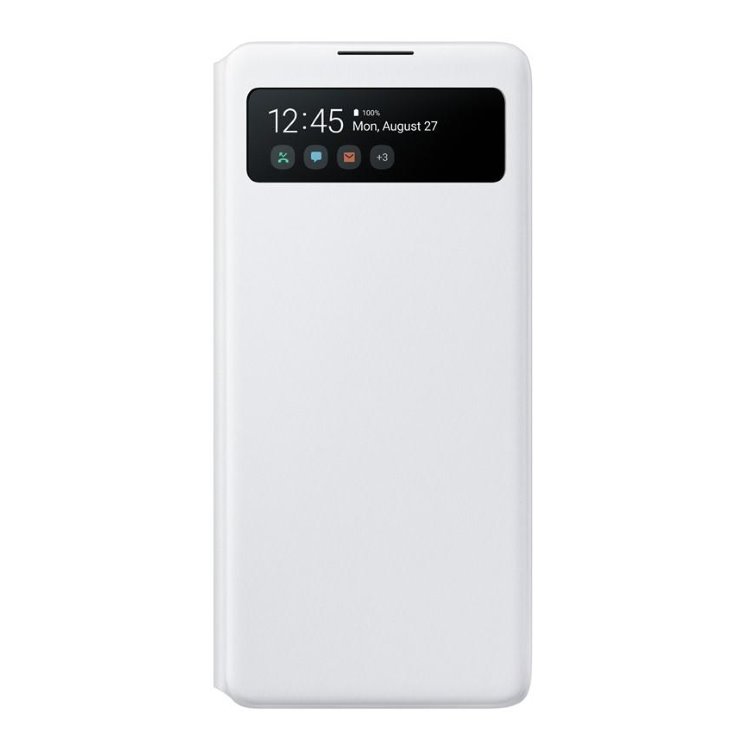 Puzdro Samsung S-View Wallet Cover EF-EG770PWE pre Samsung Galaxy S10 Lite - G770F, White - OPENBOX (Rozbalený tovar s
