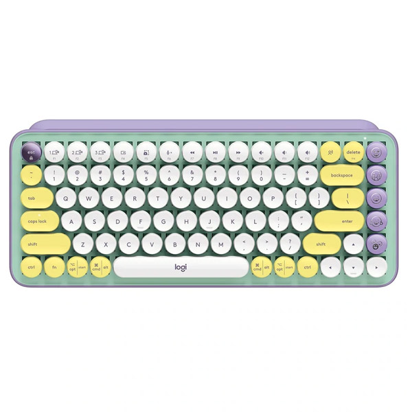 Bezdrôtová klávesnica Logitech POP Key Daydream, fialová 920-010736