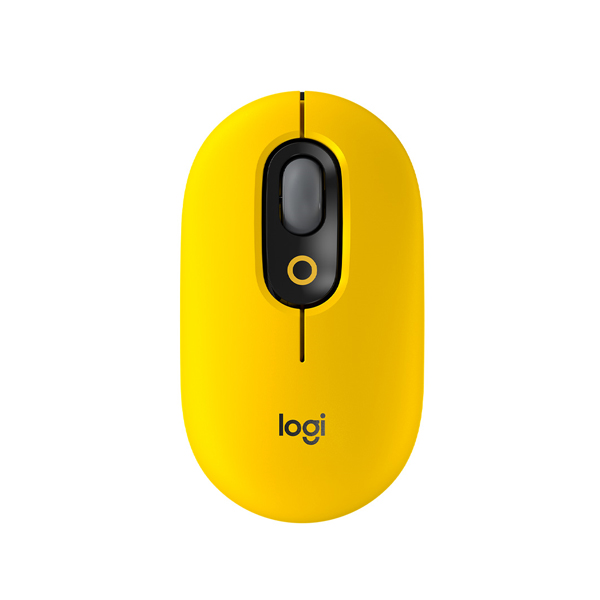 Bezdrôtová myš Logitech POP Mouse Blast, žltá 910-006546