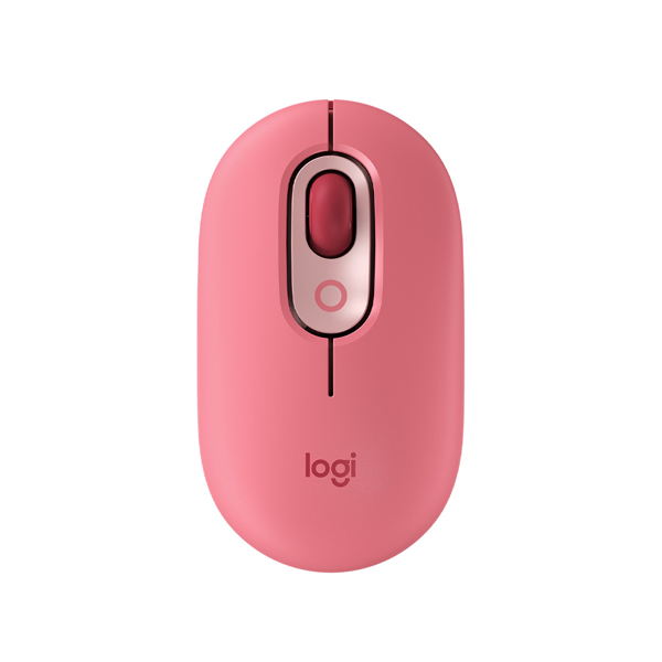 Bezdrôtová myš Logitech POP Mouse Heartbreaker, ružová