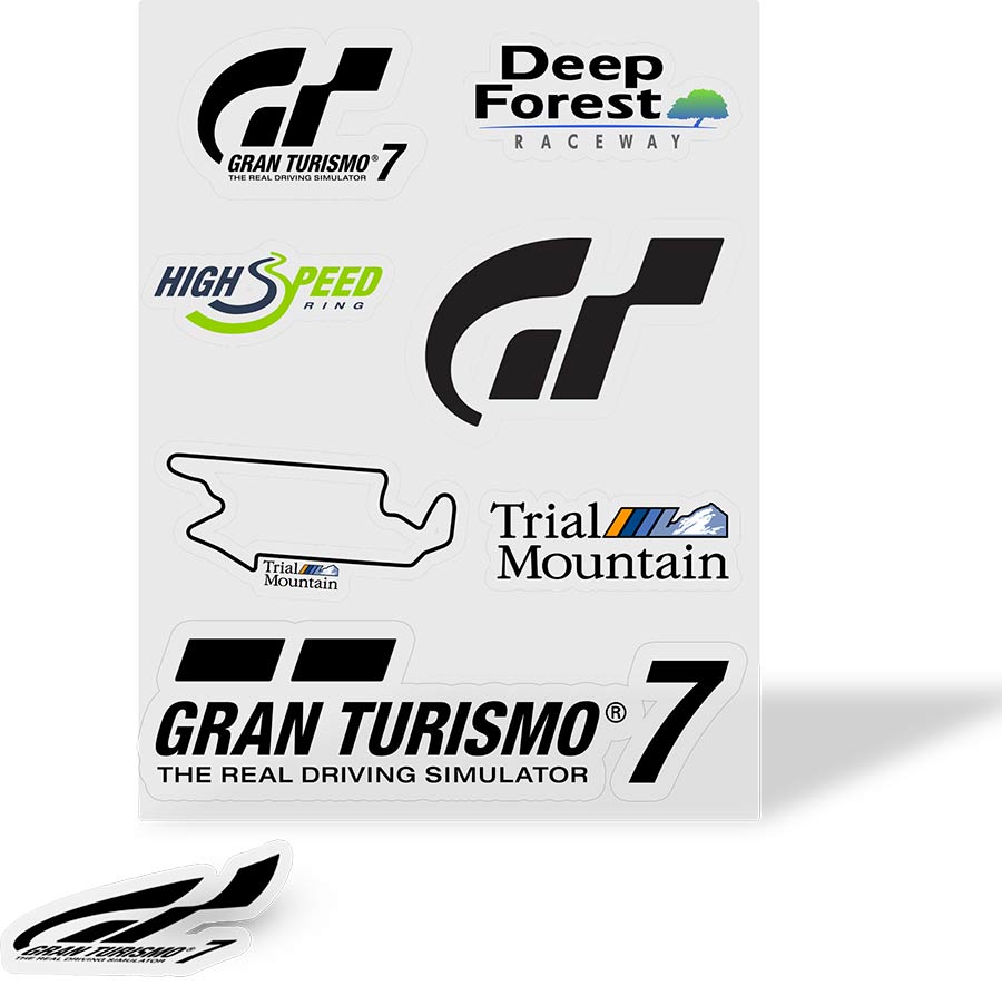 Darček - Gran Turismo 7 nálepky v cene 4,99 €
