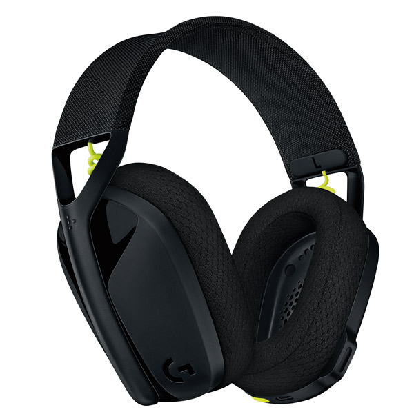Logitech G435 Lightspeed Wireless Bluetooth Gaming Headset, black and neon yellow - OPENBOX (Rozbalený tovar s plnou zár 981-001050
