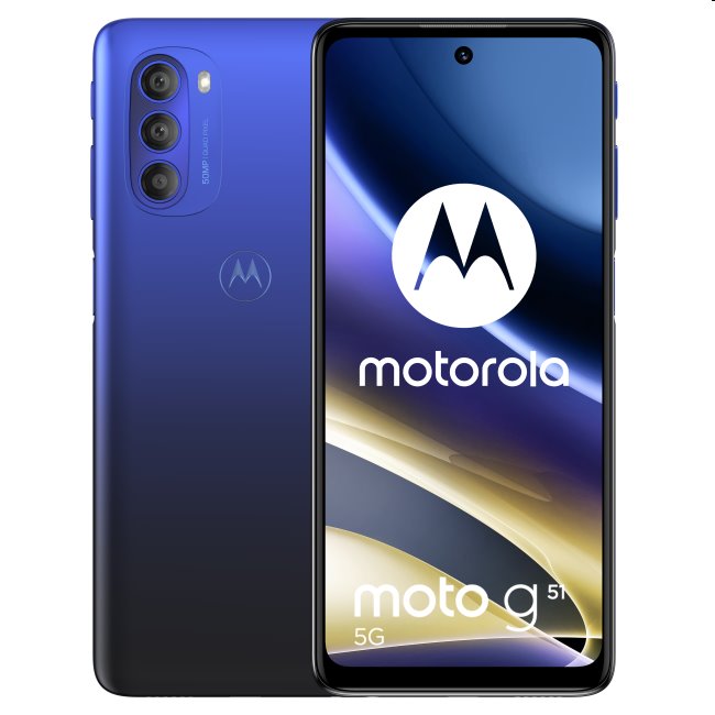 Motorola Moto G51, 464GB, Horizon Blue PAS80005PL