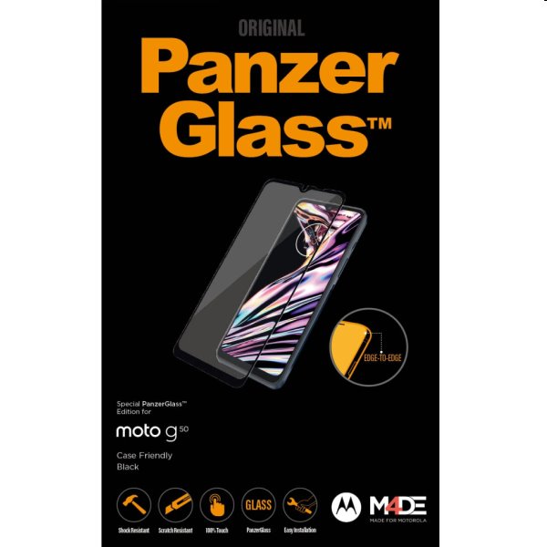 Ochranné temperované sklo PanzerGlass Case Friendly pre Motorola Moto G50 5G