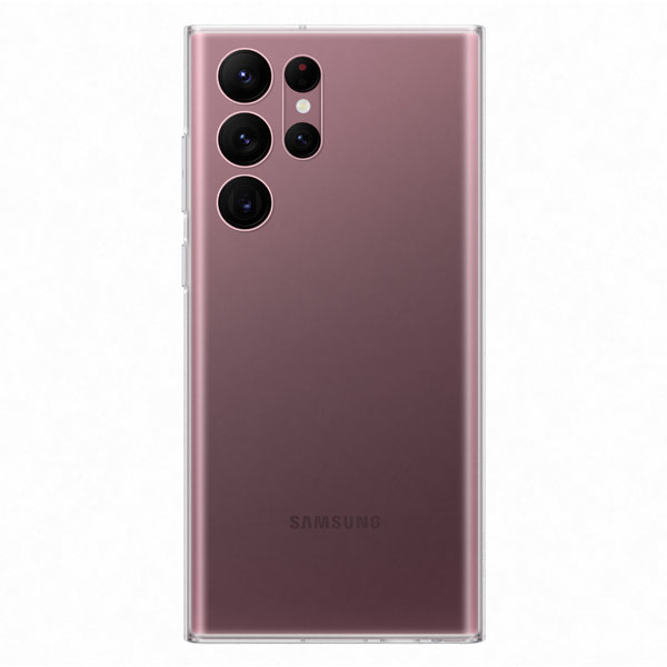 Zadný kryt Clear Cover pre Samsung Galaxy S22 Ultra, transparentná EF-QS908CTEGWW