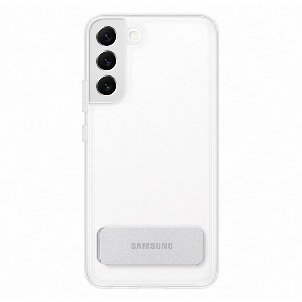 Zadný kryt Clear Standing Cover pre Samsung Galaxy S22 Plus, transparentná
